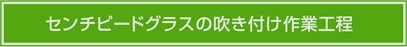 センチピードグラスの吹き付け作業工程
